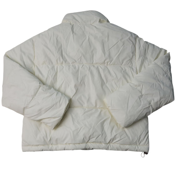 Express Women's Snap Buttons Cropped Puffer Jacket