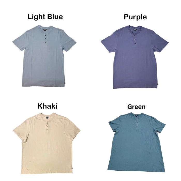 Eddie Bauer Men's Classic Fit Short Sleeve Soft Henley