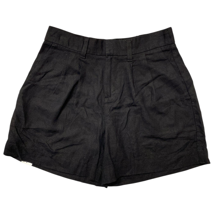 Express Women's High Waisted Pockets Soft Linen Short