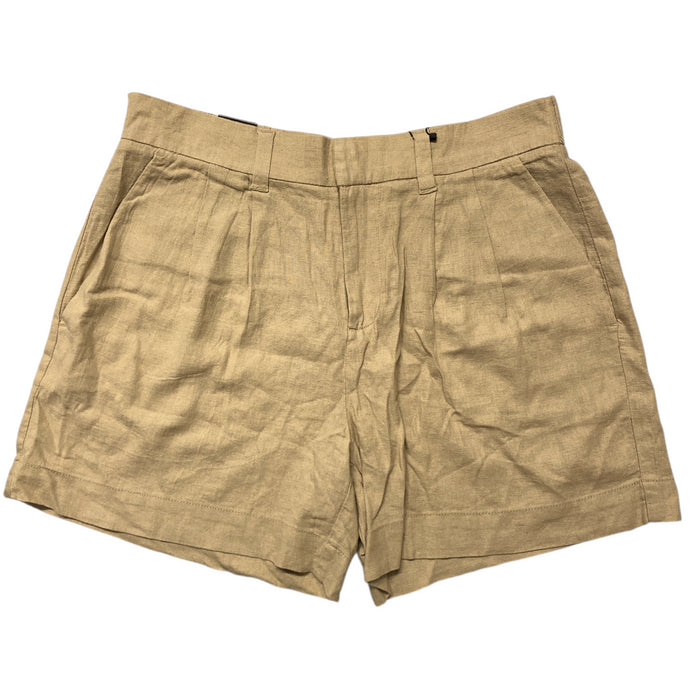 Express Women's High Waisted Pockets Soft Linen Short