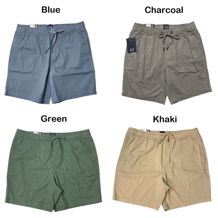 Gap Men's Soft Cotton 7" Inseam Pockets Pull On Short