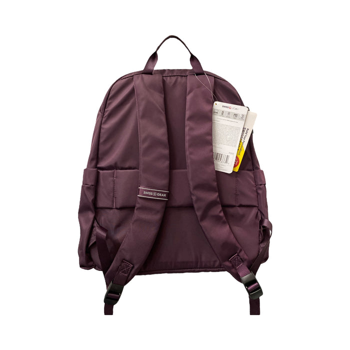 Swissgear Compact Lightweight Backpack with Laptop Pocket, Plum