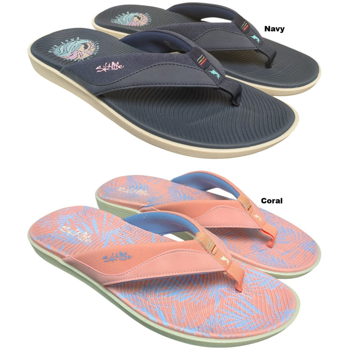 Salt Life Women's Lightweight & Comfortable Memory Foam Padded Flip-Flop