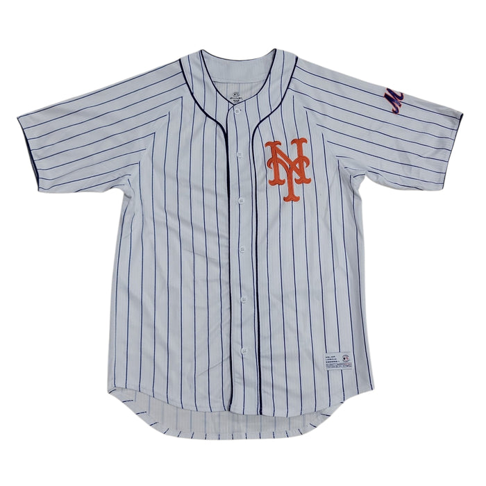 MLB Adult Button Down Embroidered Team Logo Jersey