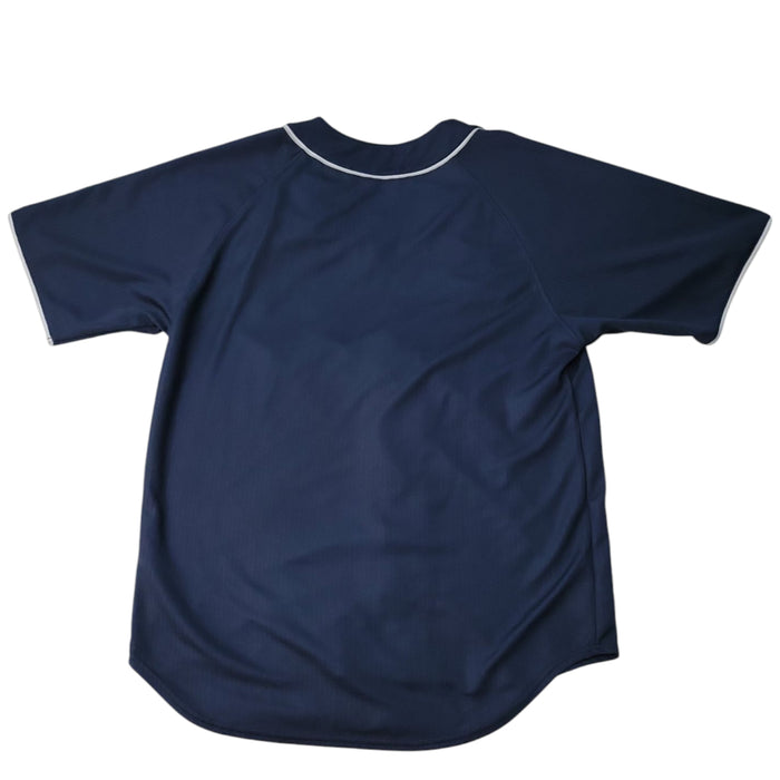 MLB Adult Button Down Embroidered Team Logo Jersey