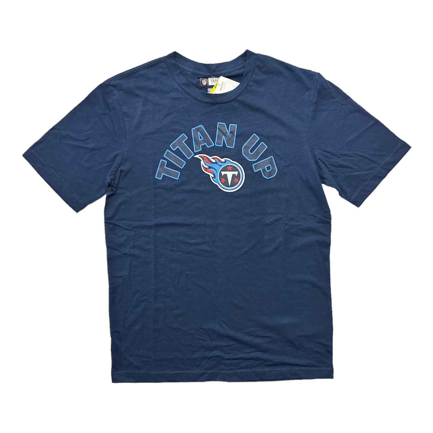 NFL Team Apparel Men's Graphic Printed Crew Neck Short Sleeve T-Shirt
