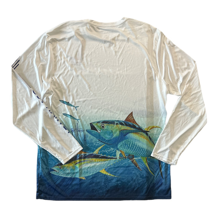 Guy Harvey Men's UPF 30 Moisture Wicking Performance Sun Protection Top