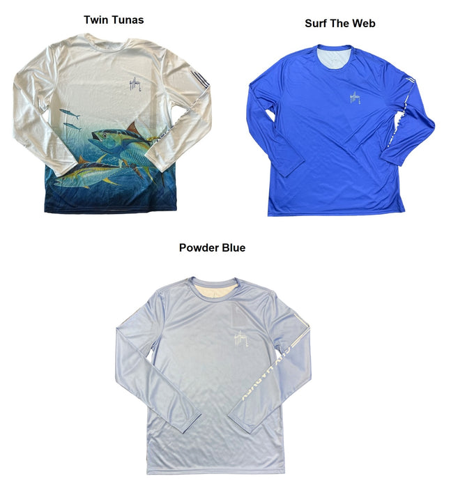 Guy Harvey Men's UPF 30 Moisture Wicking Performance Sun Protection Top