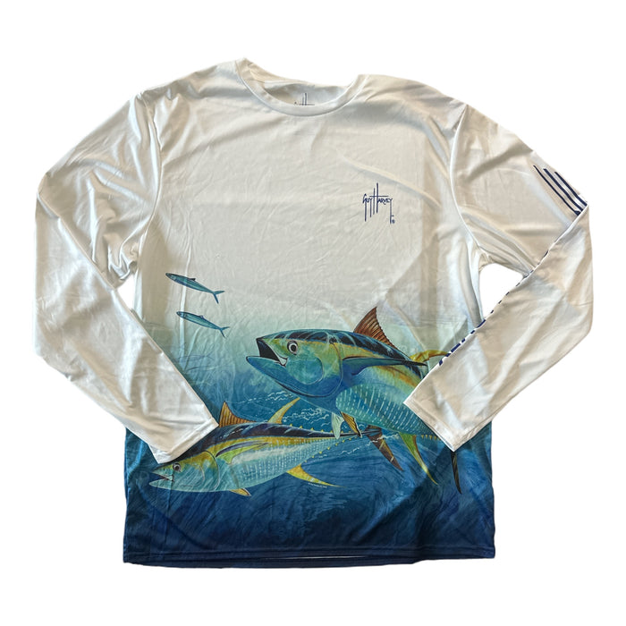 Guy Harvey Men's UPF 30 Moisture Wicking Performance Sun Protection Top