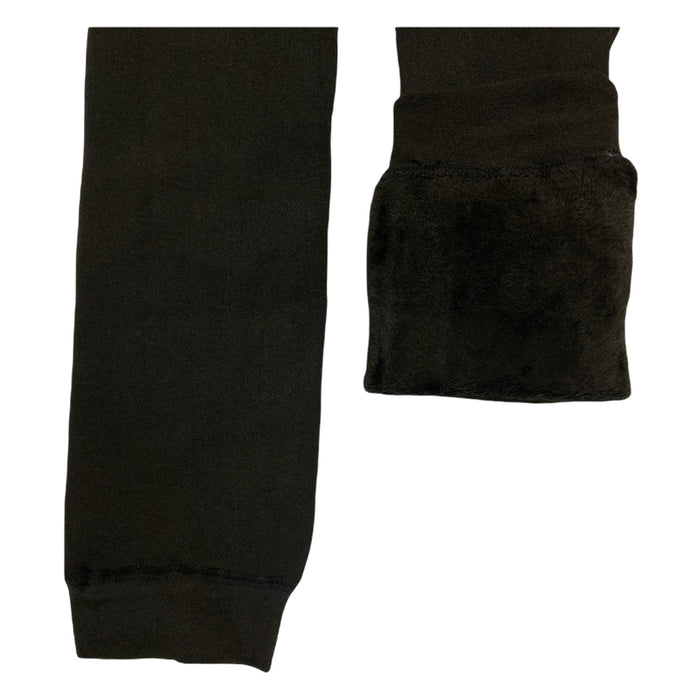 Free Country Women's Faux Fur Lined Wide Waistband Leggings, Set of 2
