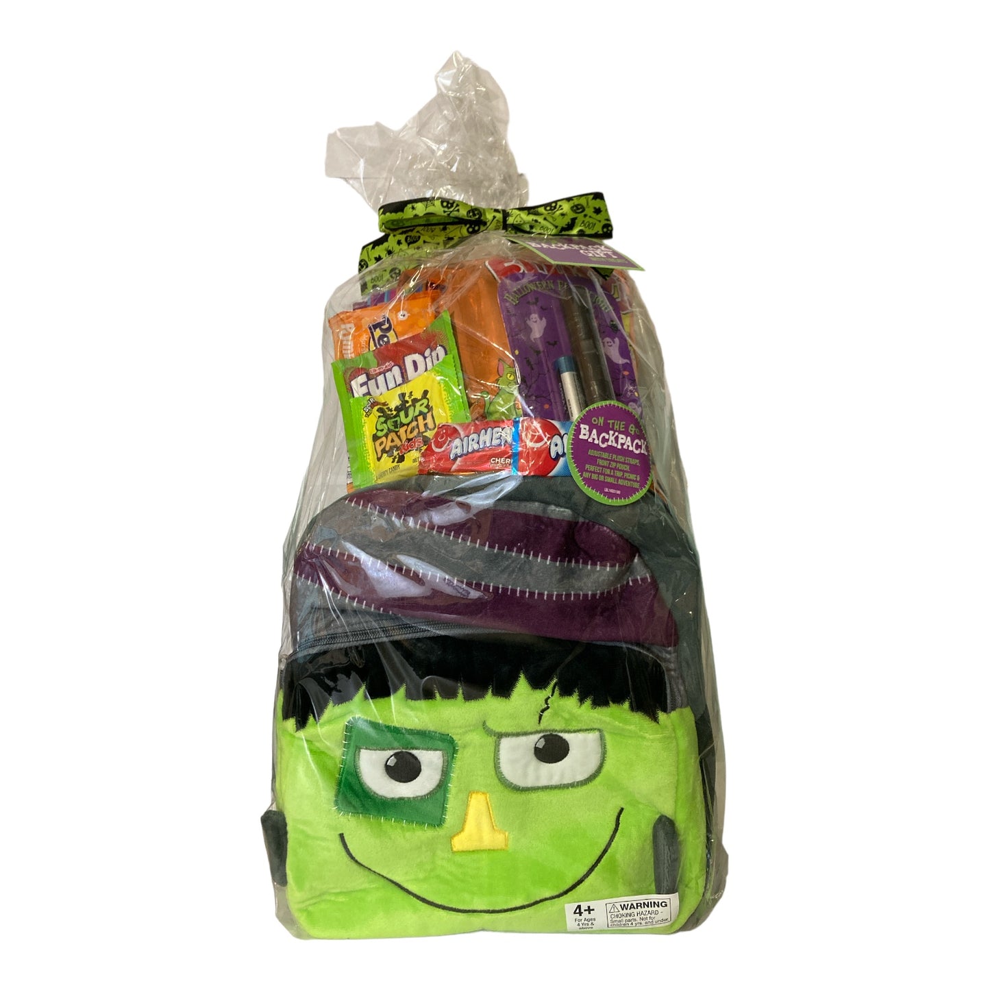 Halloween Plush On The Go Adjustable Strap Backpack with Assorted Candy