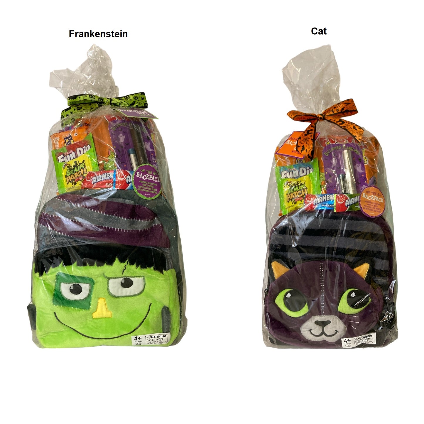 Halloween Plush On The Go Adjustable Strap Backpack with Assorted Candy