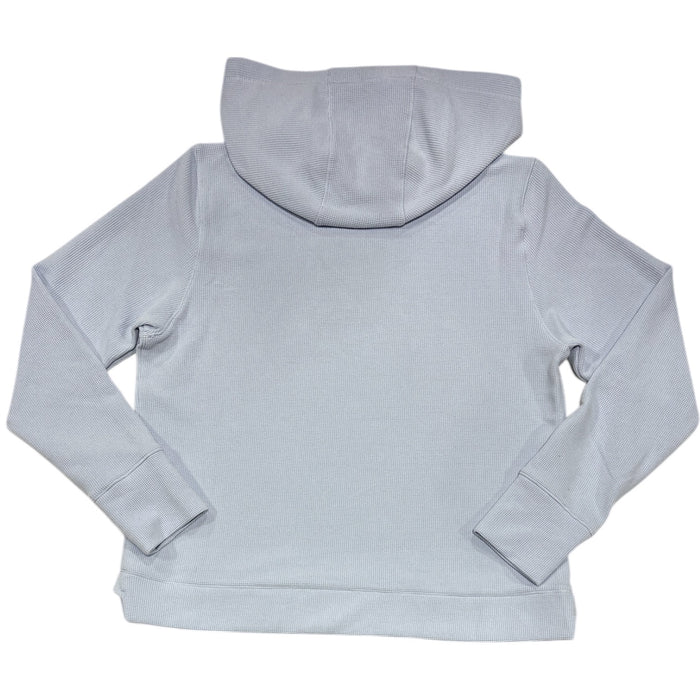 DKNY Women's Lightweight Buttery Soft Tech Waffle Pullover Hoodie