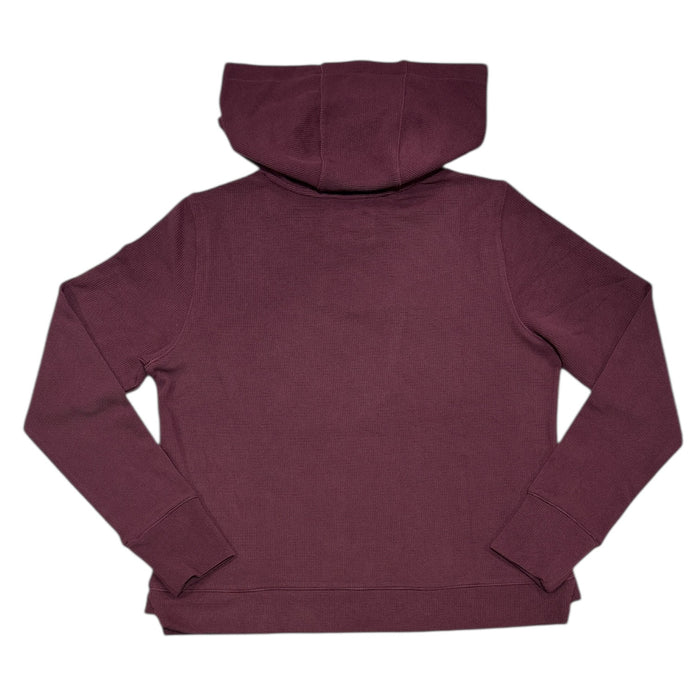 DKNY Women's Lightweight Buttery Soft Tech Waffle Pullover Hoodie