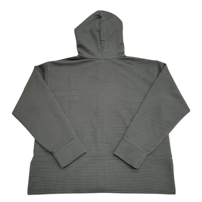 DKNY Women's Tech Pockets Full-Zip Soft Ottoman Hooded Jacket