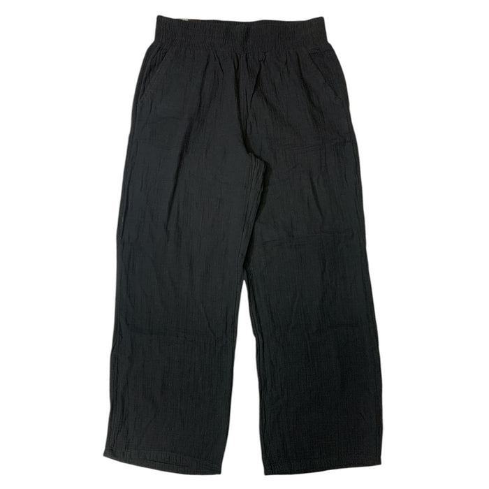 DKNY Women's Soft Cotton Gauze Lightweight Wide Leg Pant