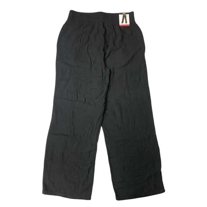 DKNY Women's Soft Cotton Gauze Lightweight Wide Leg Pant
