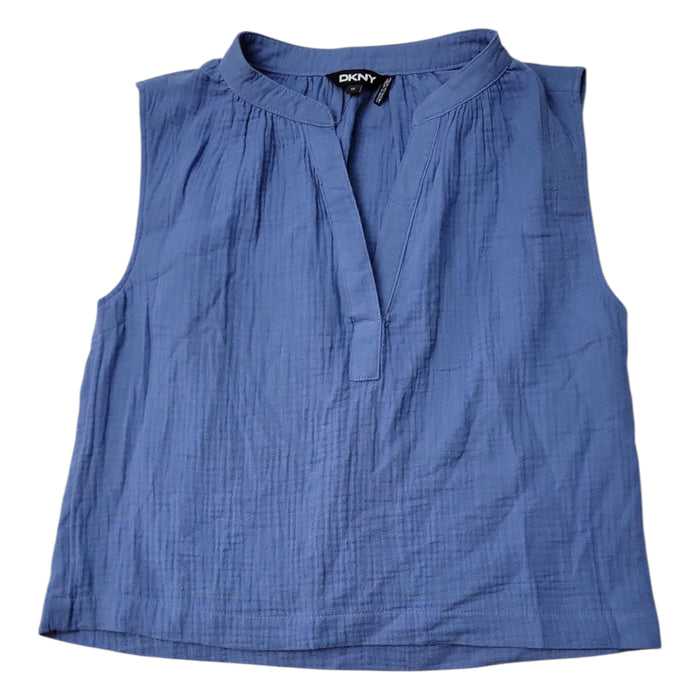 DKNY Women's Classic Fit Gauze Sleeveless Tank Top