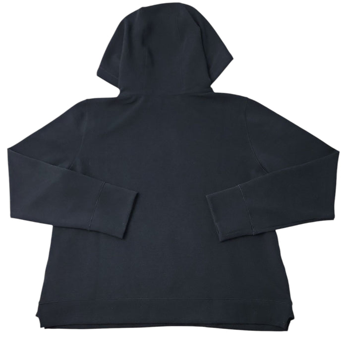 DKNY Women's Buttery Soft Waffle Crew Neck Pullover Hoodie