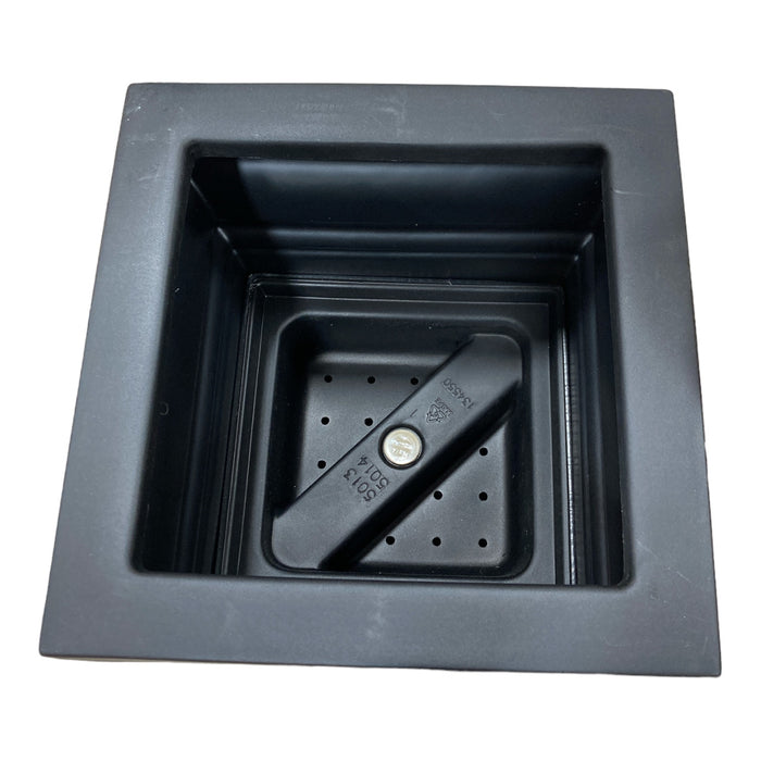 Step 2 Kingsley Park Atherton Indoor Outdoor Self Watering Planter 2 Pack, Black