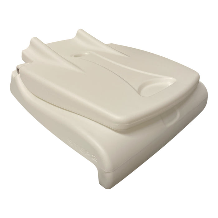 Step2 Portable & Foldable Flip Lightweight Resin Seat, White