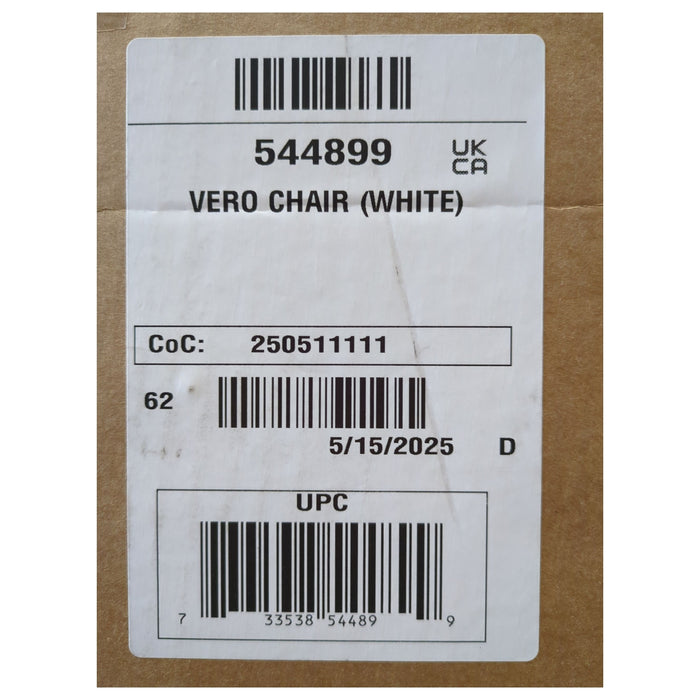 Step2 Vero Resin In-Water Weighted Pool Chair, 9" Depth, White