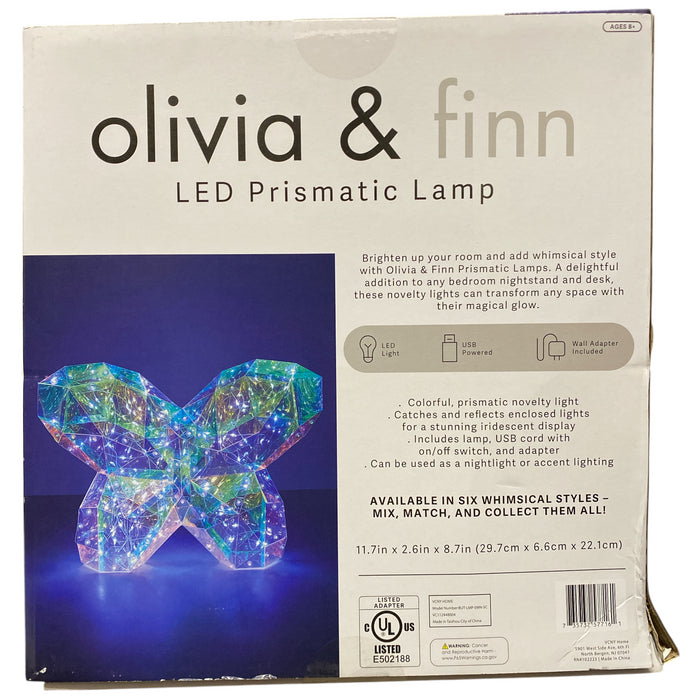 Olivia & Finn Kid's LED Prismatic Iridescent Glow Lamp