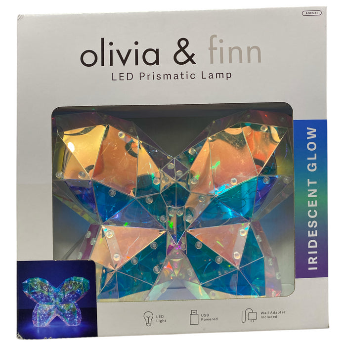 Olivia & Finn Kid's LED Prismatic Iridescent Glow Lamp
