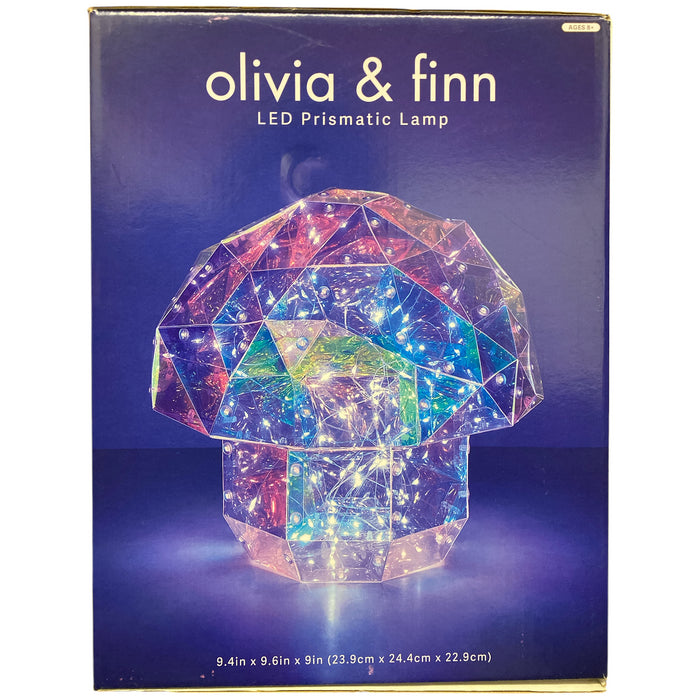 Olivia & Finn Kid's LED Prismatic Iridescent Glow Lamp