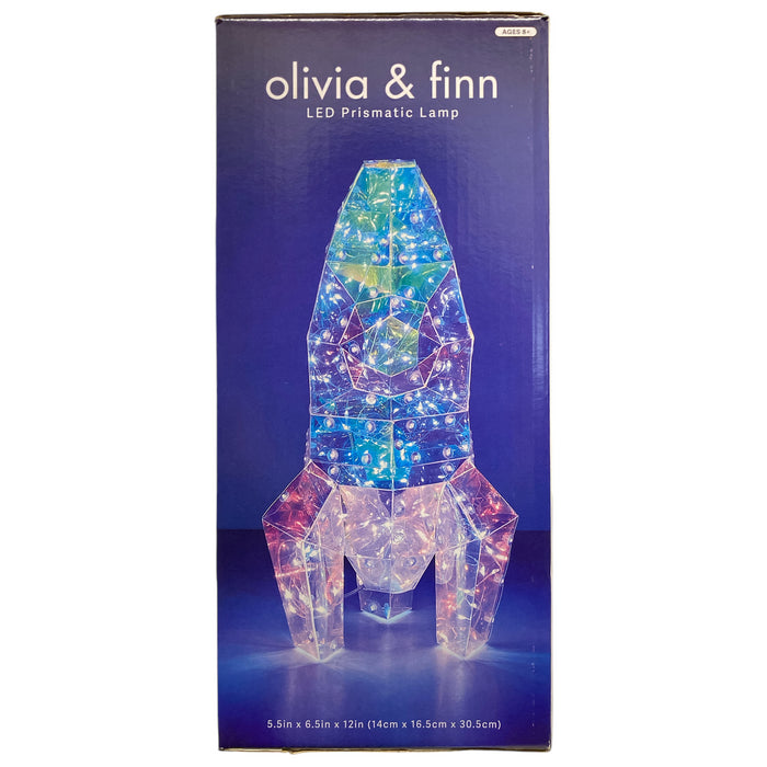 Olivia & Finn Kid's LED Prismatic Iridescent Glow Lamp