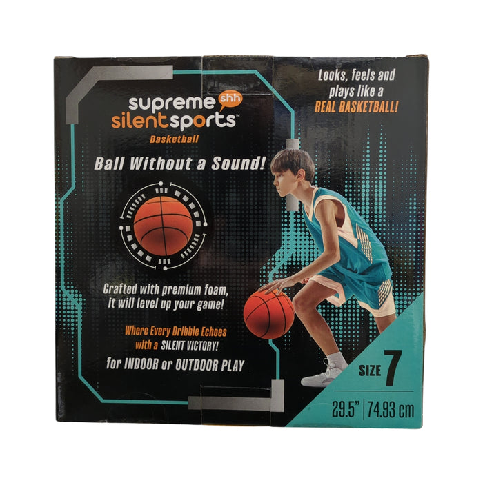 Supreme Silent Sports No Sound Foam Basketball, Size 7