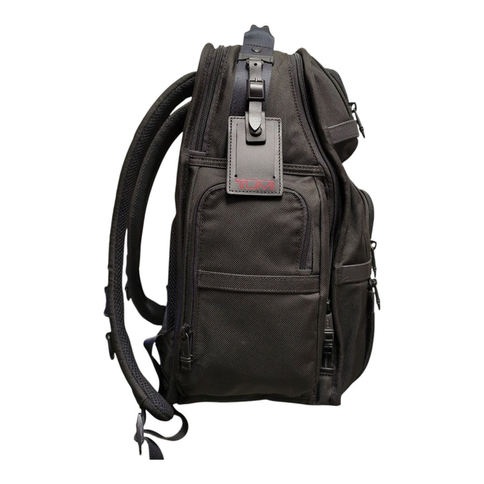 TUMI Alpha 3 Brief Pack 15" Laptop Backpack with Padded Adjustable Straps, Black