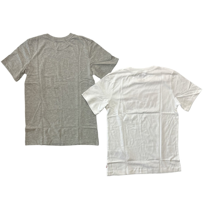 Levi's Boy's 2-Pack Graphic Brand Print Short Sleeve Crewneck T-Shirts