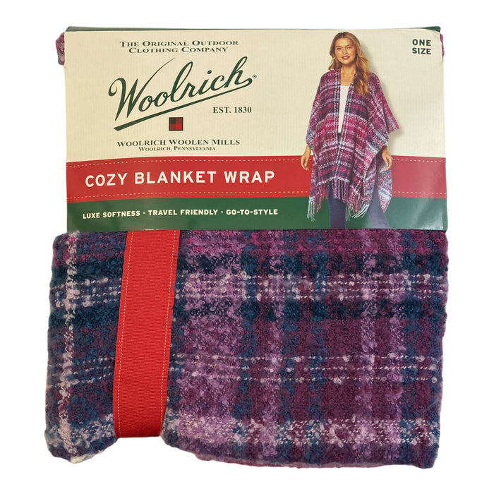 Woolrich Women's Ultra Soft & Cozy Brushed Woven Blanket Wrap