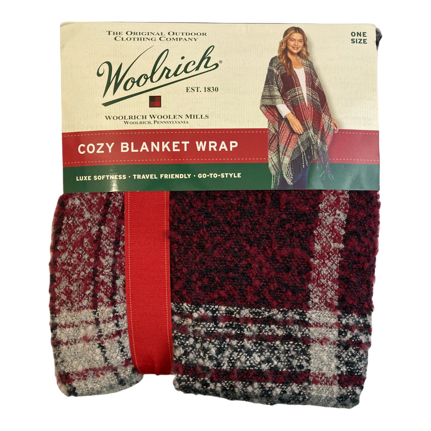 Woolrich Women's Ultra Soft & Cozy Blanket Wrap