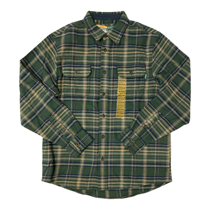 Woolrich Men's Heavyweight Brushed Cotton Brawny Flannel Shirt