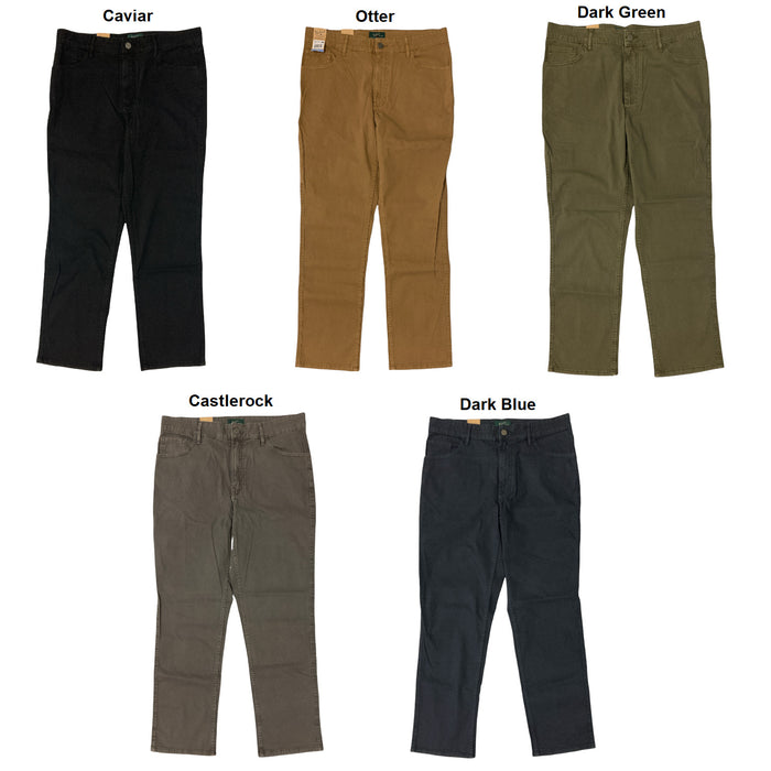 Woolrich Men's Straight Fit Stretch Fabric 5 Pocket Utility Pant