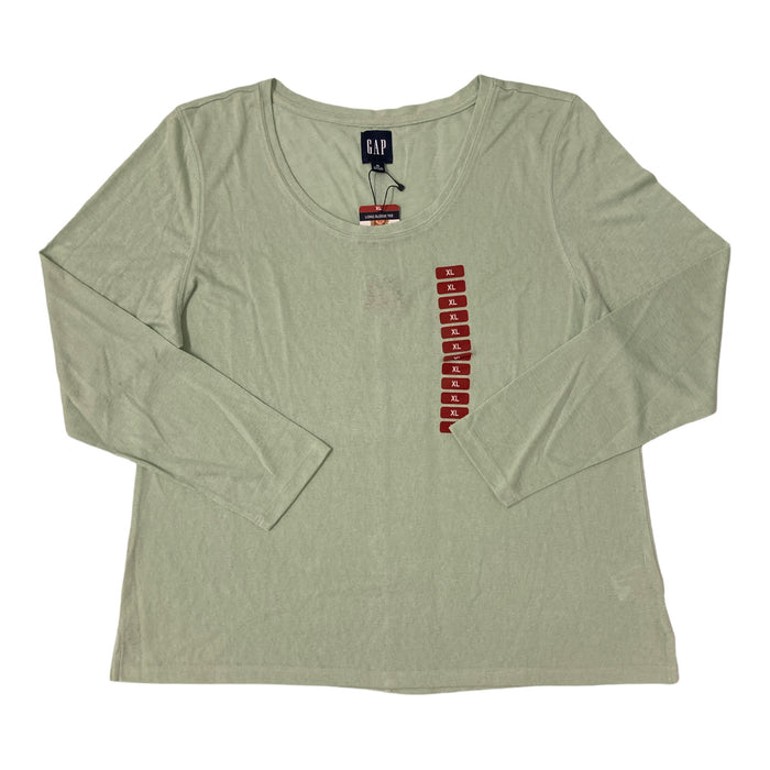 GAP Women's Soft Slub Scoop Neck Long Sleeve T-Shirt