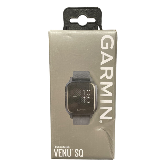 Garmin Venu SQ GPS Smart Watch Slate Aluminum/Shadow Gray with Silicone Band