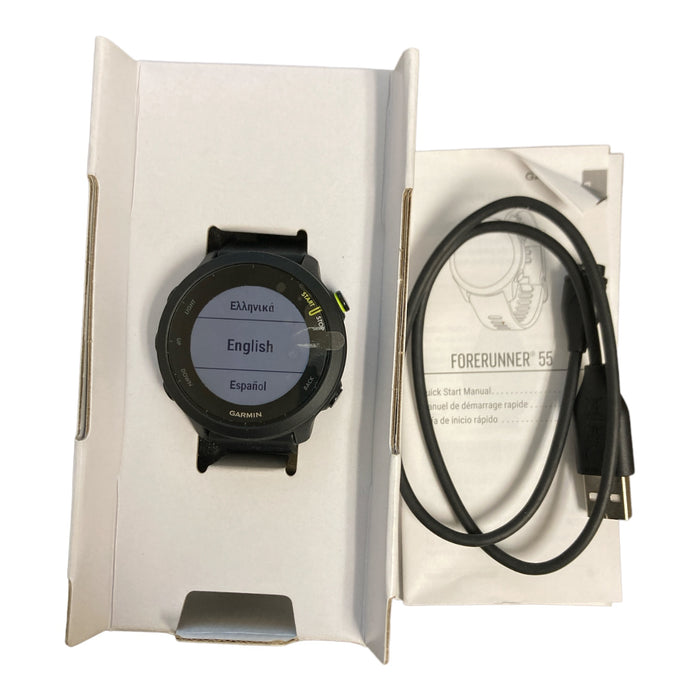 Garmin Forerunner 55 GPS Running Watch, Black