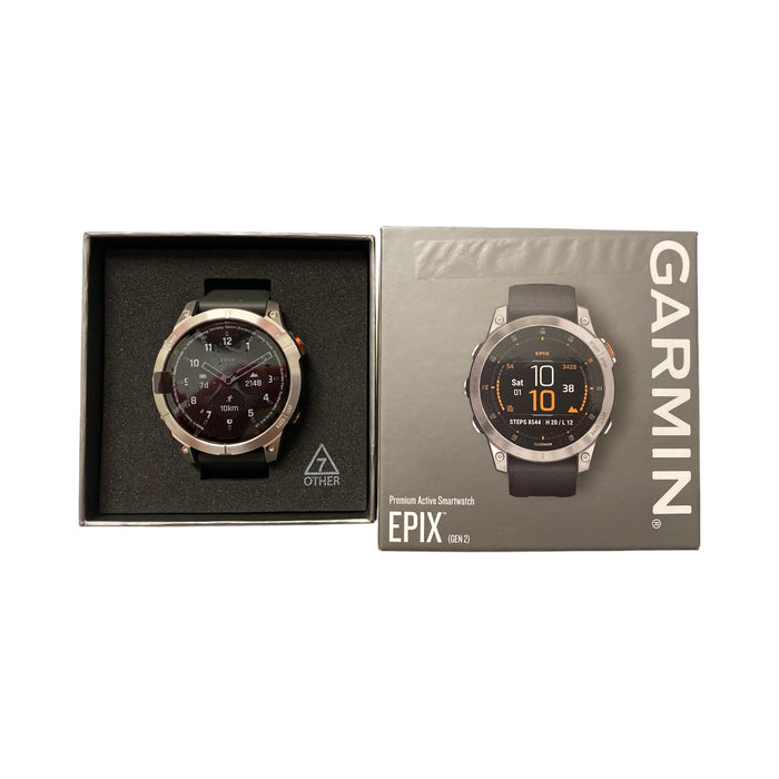 Garmin Epix 2nd Generation, 47mm Slate Steel with Graphite Band