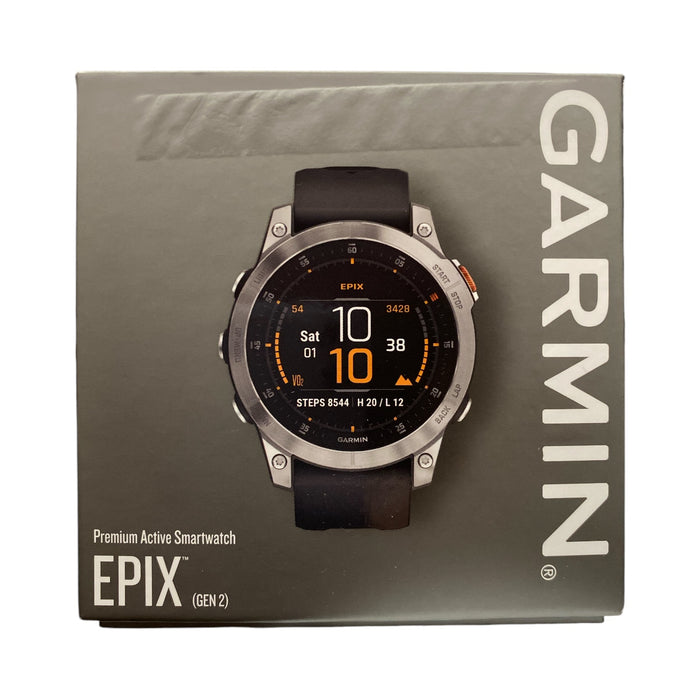 Garmin Epix 2nd Generation, 47mm Slate Steel with Graphite Band