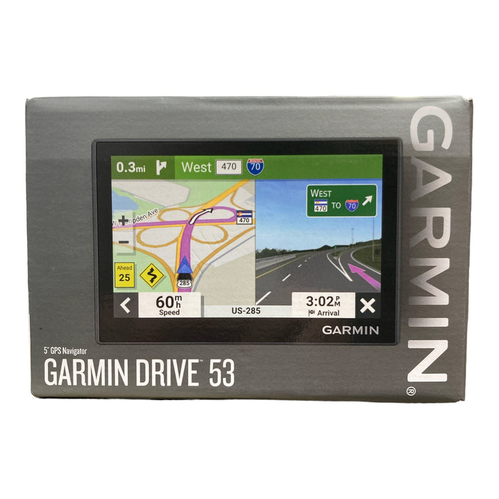 Garmin Drive 53 Touchscreen GPS System, Black