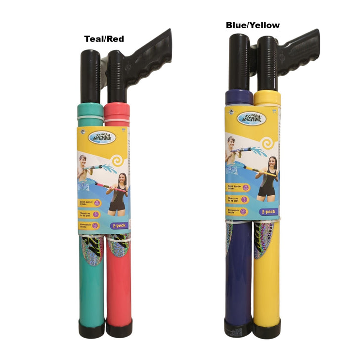 The Original Stream Machine Water Launcher, Fast Fill, 2 Pack