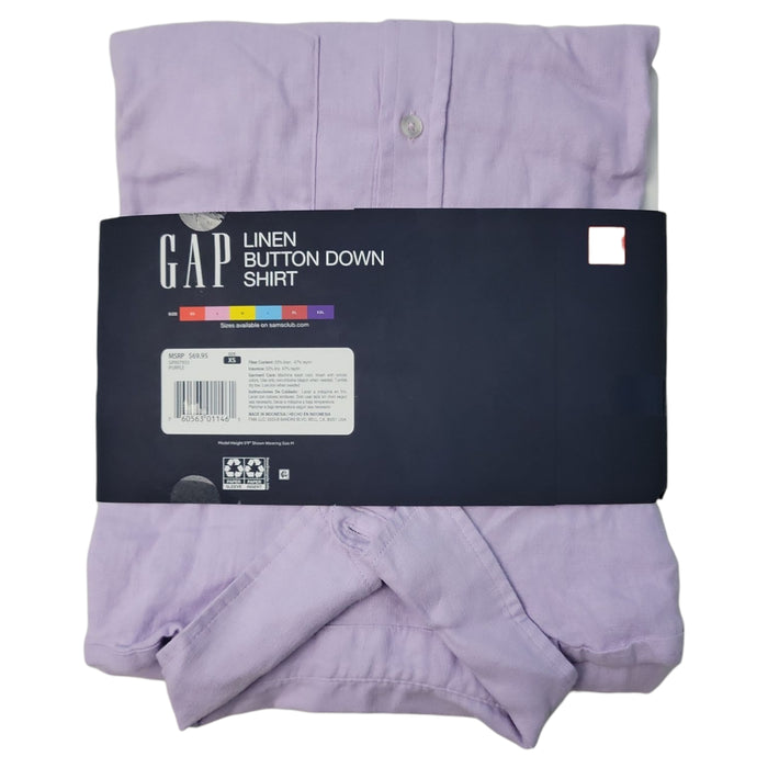 Gap Women's Relaxed Fit Light Soft Linen Button Down Top