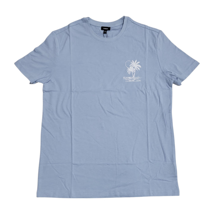 Express Men's Short Sleeve Soft Comfortable Crew Neck Graphic Tee