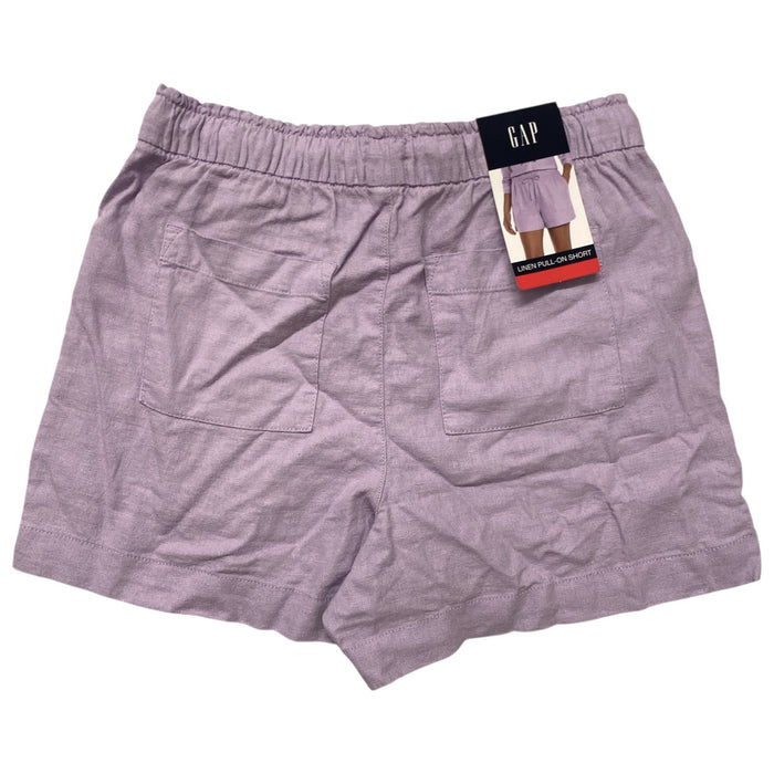 Gap Women's 4" Inseam Soft Linen Pull On Style Short