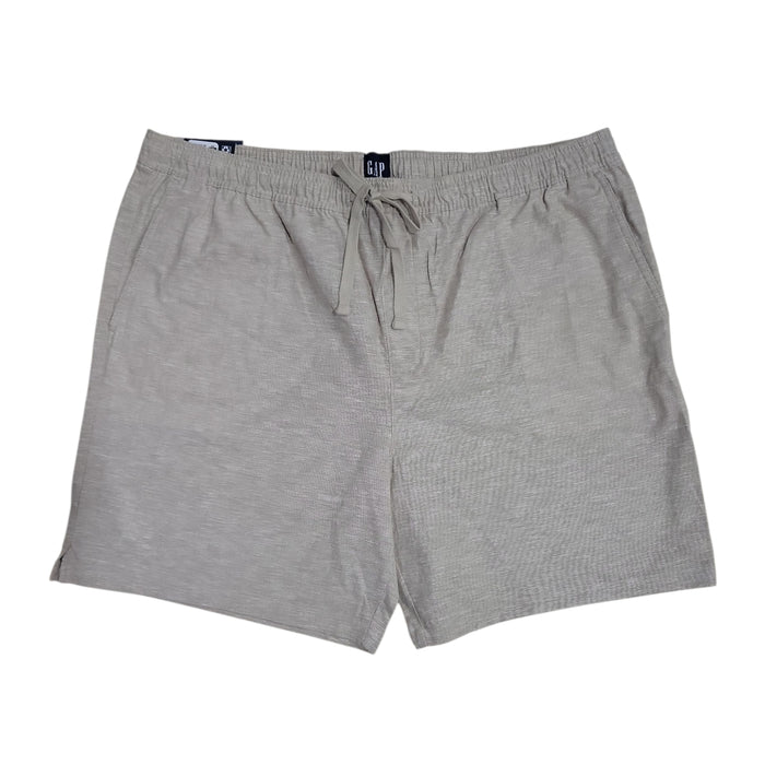 Gap Men's Linen Drawstring Pockets Comfort Pull-On Short