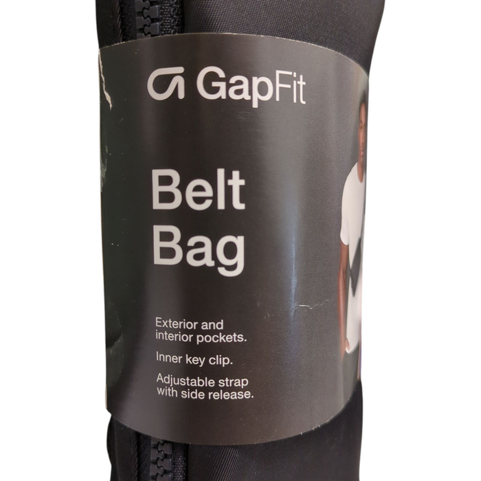 GAPFit Adult Unisex Lightweight & Adjustable Zippered Belt Bag