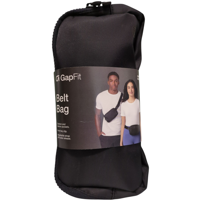 GAPFit Adult Unisex Lightweight & Adjustable Zippered Belt Bag